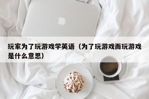 玩家为了玩游戏学英语（为了玩游戏而玩游戏是什么意思）