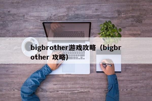 bigbrother游戏攻略（bigbrother 攻略）